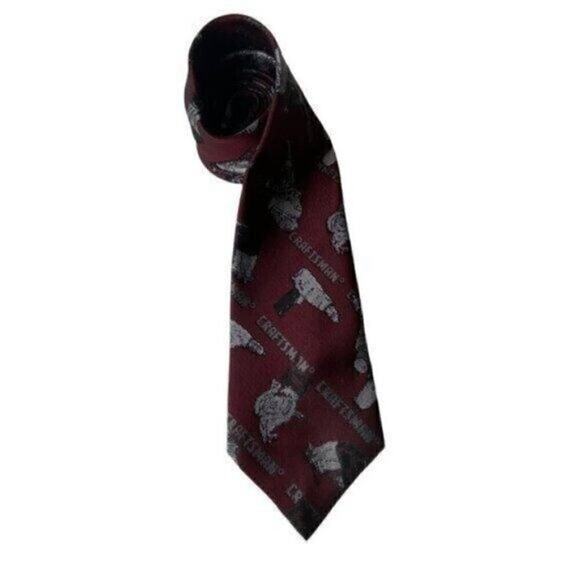 Ralph Marlin Men's Neck Tie Craftsman Tools Saws Handyman Dad Father - Picture 1 of 5